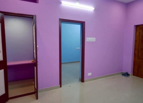 KO Construction & Architects specializes in turnkey construction, meaning they handle the project from architectural design (including 3D visualization and Vastu compliance) through to the final installation of finishes (interiors, plumbing, electrical). This project showcases their capability to deliver a well-finished, modern home with a focus on meeting the client's specific aesthetic requirements.